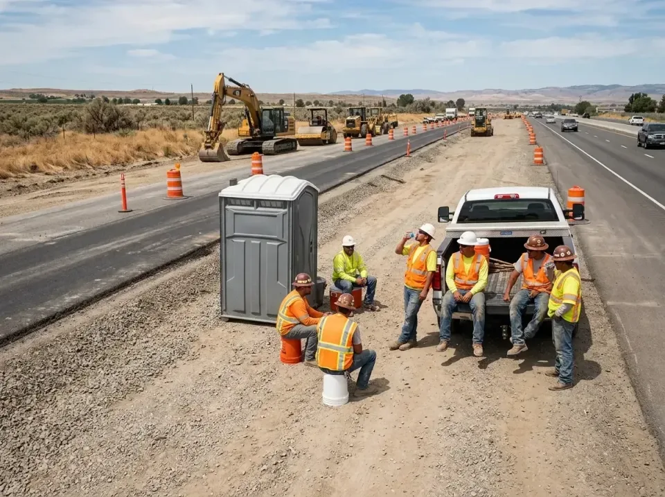 highway-road-construction-crew-007 — frequently asked questions, Porta Potty and Restroom Rentals in Luray, VA